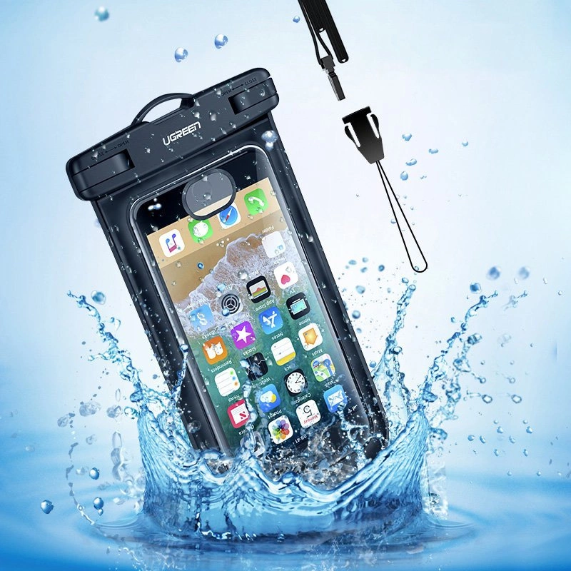 Ugreen LP186 50919 case waterproof IPX8 for 4-6.5" smartphone - blackeng