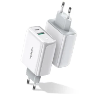 Ugreen Fast USB Type C / USB Wall Charger 36 W Quick Charge 4.0 Power Delivery white (60468 CD170)eng
