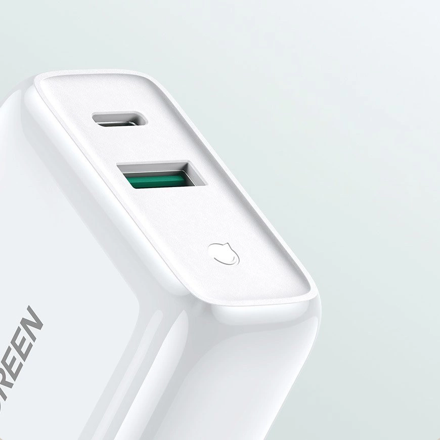 Ugreen Fast USB Type C / USB Wall Charger 36 W Quick Charge 4.0 Power Delivery white (60468 CD170)eng