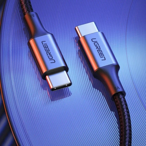 Ugreen US316 70429 USB-C - USB-C PD QC FCP Cable 100W 5A 480Mb/s 2m - Grayeng