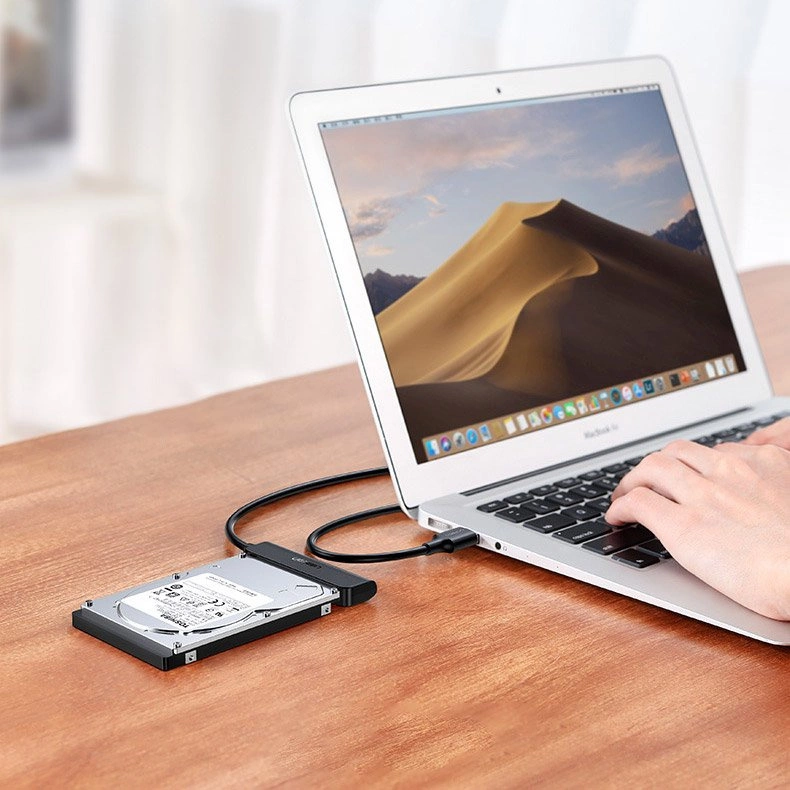 Ugreen adapter HDD SSD 2.5'' SATA III 3.0 - USB Type C 3.2 Gen 1 (SuperSpeed ​​USB 5 Gbps) black (70610 CM321)eng