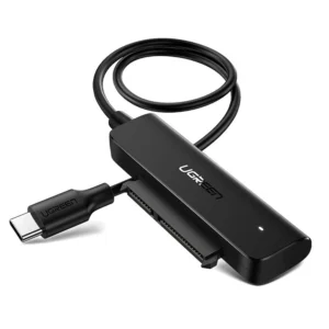 Ugreen adapter HDD SSD 2.5'' SATA III 3.0 - USB Type C 3.2 Gen 1 (SuperSpeed ​​USB 5 Gbps) black (70610 CM321)eng