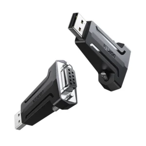 Ugreen adapter converter DB9 RS-232 - USB black (80111 CM326)eng