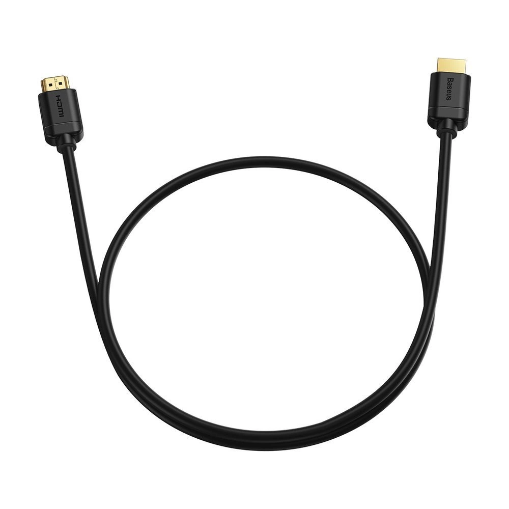 Baseus cable HDMI 2.0 cable 4K 60 Hz 3D HDR 18 Gbps 1 m black (CAKGQ-A01)eng