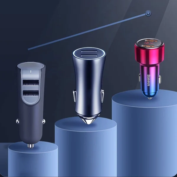 Baseus Magic Series Dual QC - Quick Charge 3.0 car charger 2x USB 45W 6A black (CCMLC20A-01)eng