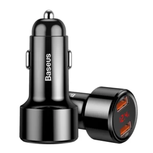 Baseus Magic Series Dual QC - Quick Charge 3.0 car charger 2x USB 45W 6A black (CCMLC20A-01)eng