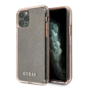 Guess GUHCN58PCGLPI iPhone 11 Pro pink/pink hard case Glittereng