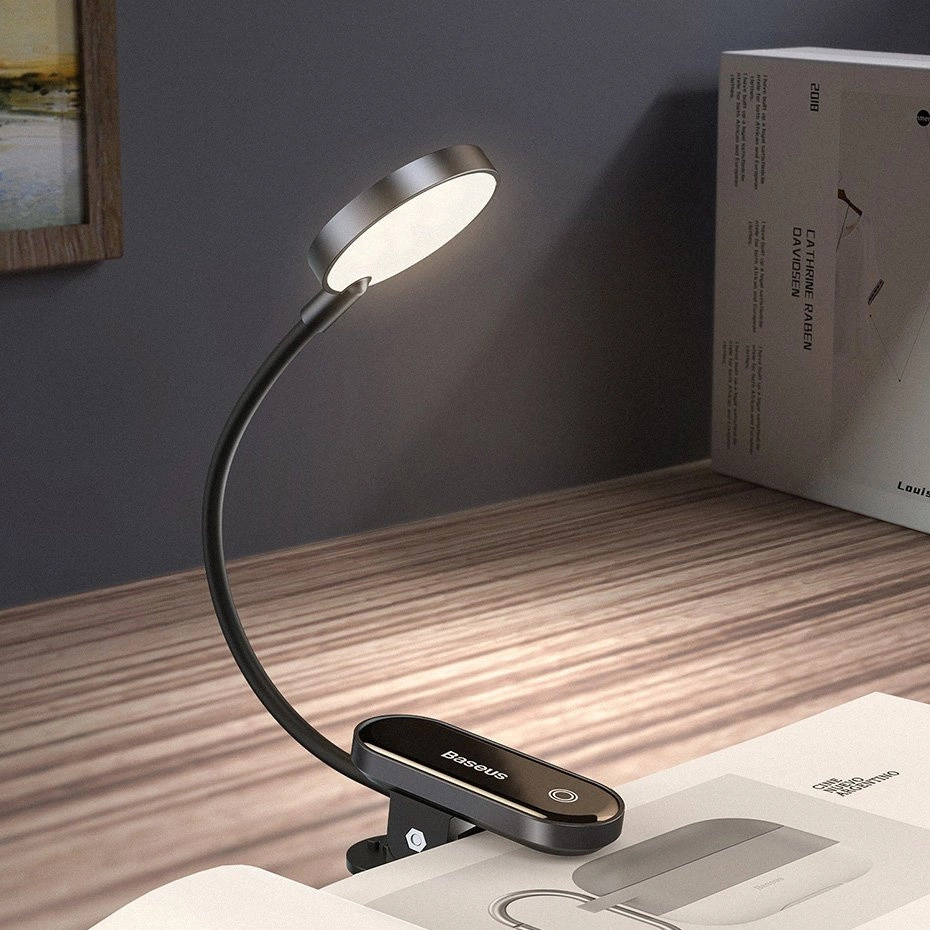 Baseus mini lamp LED lamp with clip gray (DGRAD-0G)eng