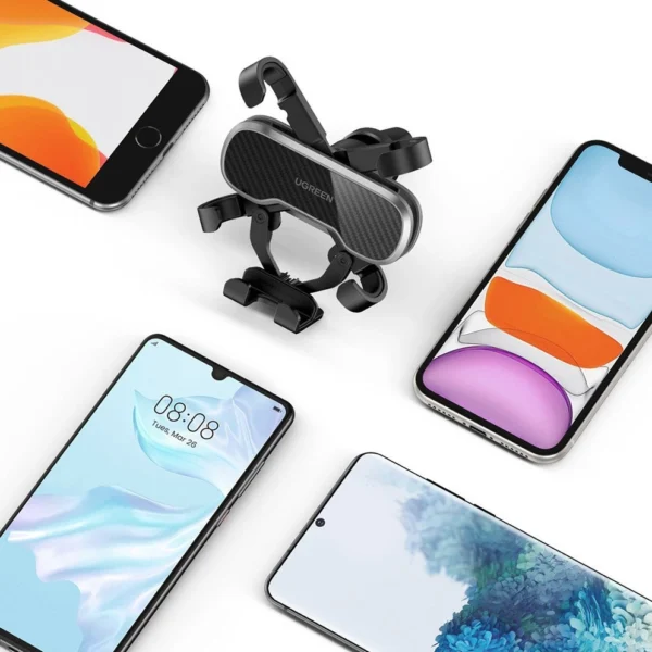 Ugreen gravity car phone holder black (80539)eng