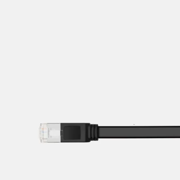 Ugreen Flat Cable Internet Network Cable Ethernet Patchcord RJ45 Cat 6 UTP 1000Mbps 5m Black (NW101 50187)eng