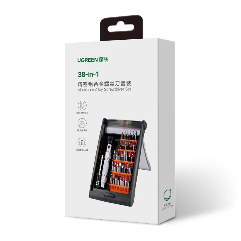 Ugreen 38 in 1 service screwdriver set pentalobe bits screwdrivers (80459 CM372)eng