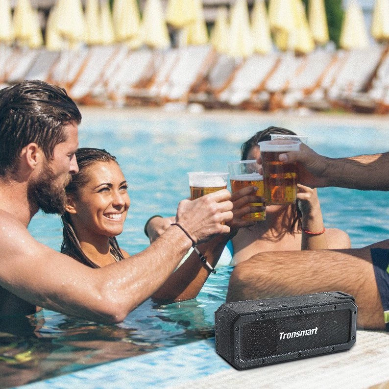 Tronsmart Element Force + 40 W Portable Wireless Bluetooth 5.0 NFC Speaker Black (322485)eng