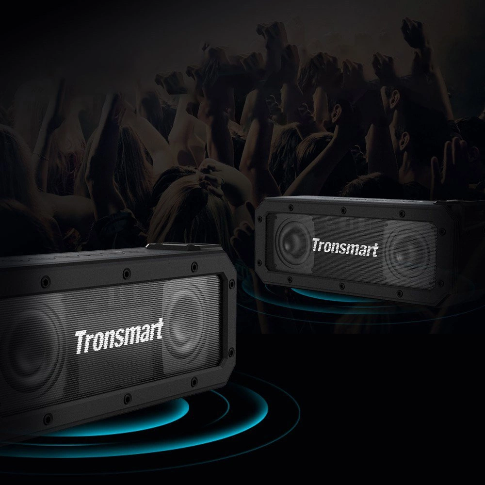 Tronsmart Element Force + 40 W Portable Wireless Bluetooth 5.0 NFC Speaker Black (322485)eng