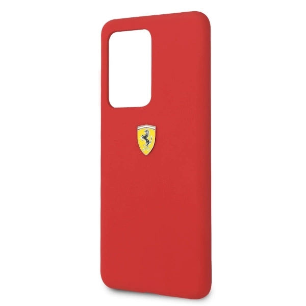 Ferrari Hardcase FESSIHCS69RE S20 Ultra G988 red/red Siliconeeng