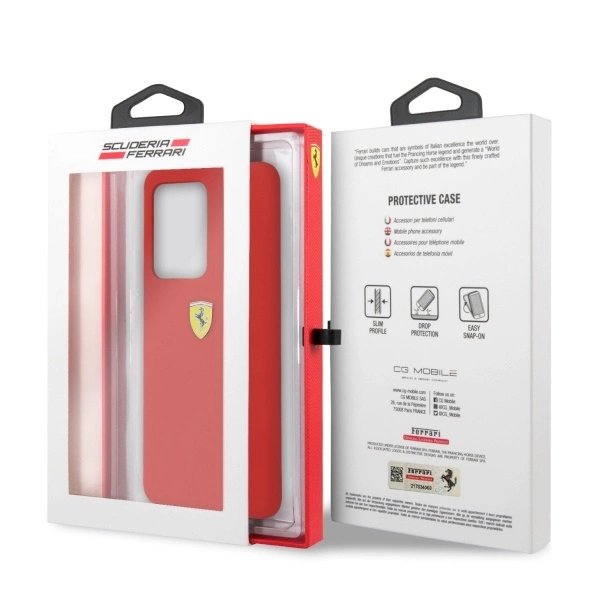 Ferrari Hardcase FESSIHCS69RE S20 Ultra G988 red/red Siliconeeng