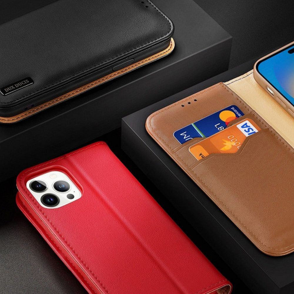 DUX DUCIS wallet case HIVO for IPHONE 15 Pro red