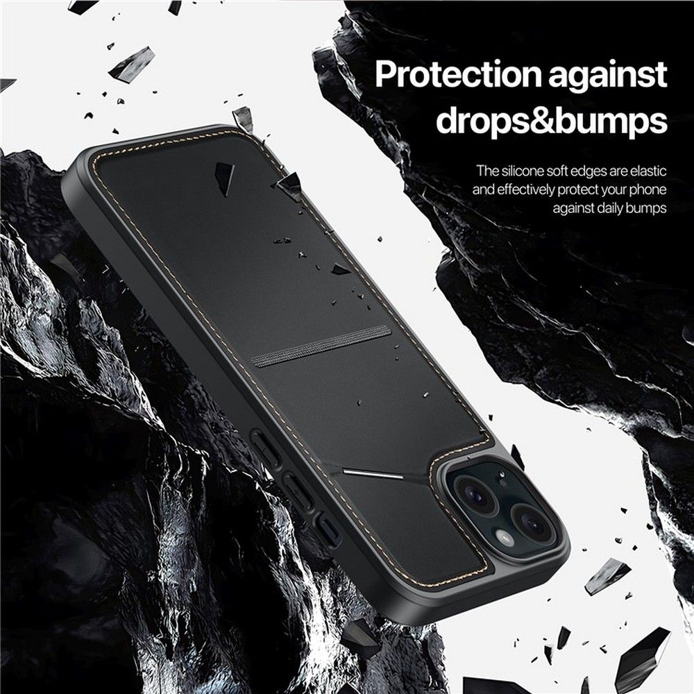 DUX DUCIS case RAFI II MAG with stand compatible with MagSafe for IPHONE 13 / 14 black