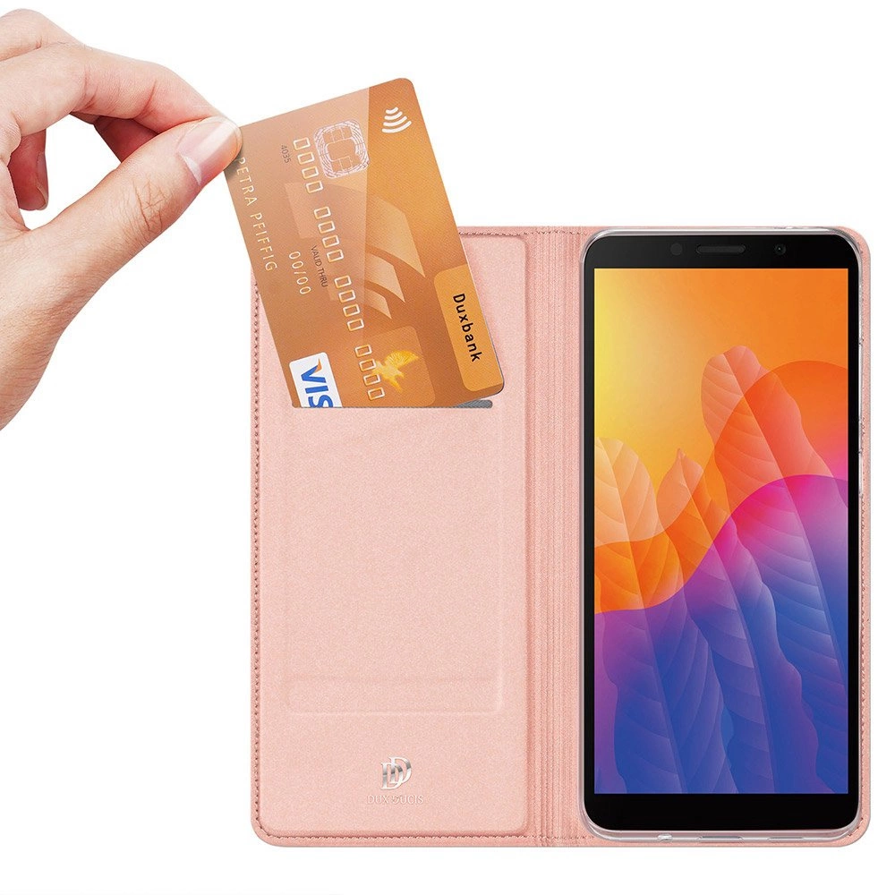61004_2 DUX DUCIS Skin Pro Bookcase type case for Huawei Y5p pinkeng