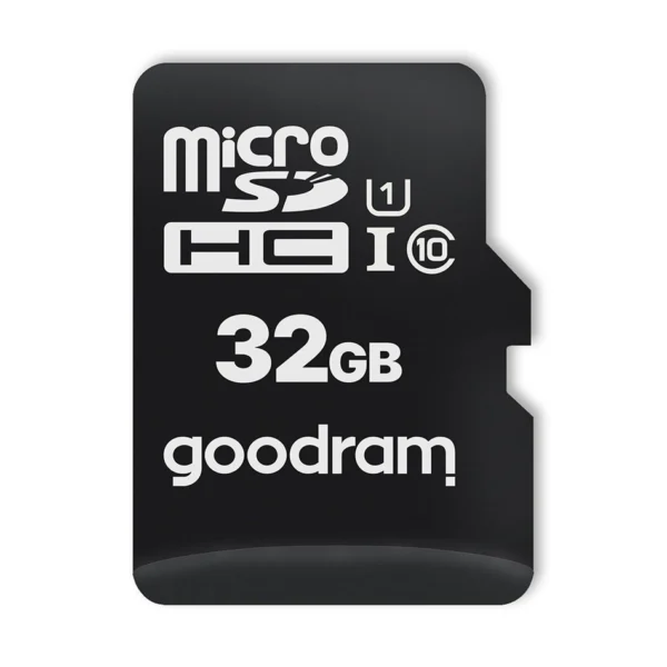 Goodram Microcard 32 GB micro SD HC UHS-I class 10 memory card, SD adapter (M1AA-0320R12)eng