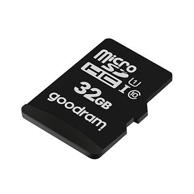 Goodram Microcard 32 GB micro SD HC UHS-I class 10 memory card, SD adapter (M1AA-0320R12)eng