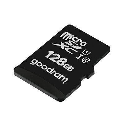 Goodram Microcard 128 GB micro SD XC UHS-I class 10 memory card, SD adapter (M1AA-01280R12)eng
