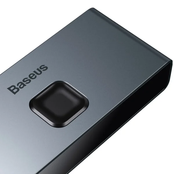 Baseus bidirectional switch splitter switcher HDMI - 2x HDMI 4K / 30 Hz gray (CAHUB-BC0G)eng