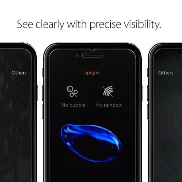 Spigen Glas.tR Slim Tempered Glass for iPhone 7 / 8 / SE 2020 / 2022eng