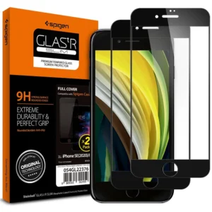 Spigen Glass FC Tempered Glass for iPhone 7 / 8 / SE 2020 / 2022 - Black 2 pcs.eng