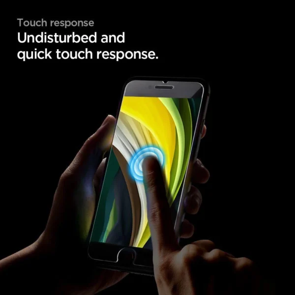 Spigen Glass FC Tempered Glass for iPhone 7 / 8 / SE 2020 / 2022 - Black 2 pcs.eng