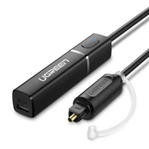Ugreen Bluetooth 4.2 transmitter Toslink wireless audio adapter black (50213 CM150)eng