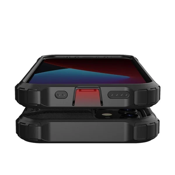 Hybrid Armor Case Tough Rugged Cover for iPhone 12 Pro Max blackeng
