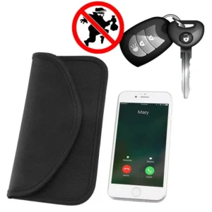 Anti-theft Case for Car Keys Phone Radio Blocking Faraday Box Faraday Cage 20cm x 11cm Blackeng