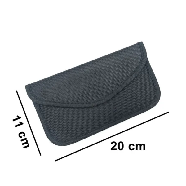 Anti-theft Case for Car Keys Phone Radio Blocking Faraday Box Faraday Cage 20cm x 11cm Blackeng