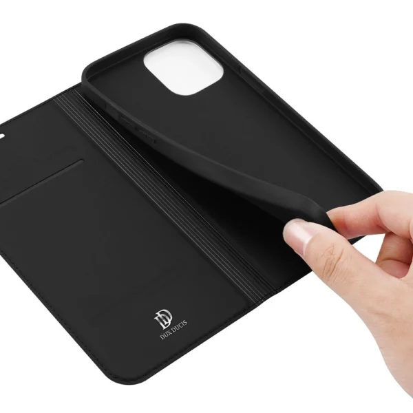 Dux Ducis Skin Pro holster case cover with flip iPhone 12 Pro / iPhone 12 blackeng