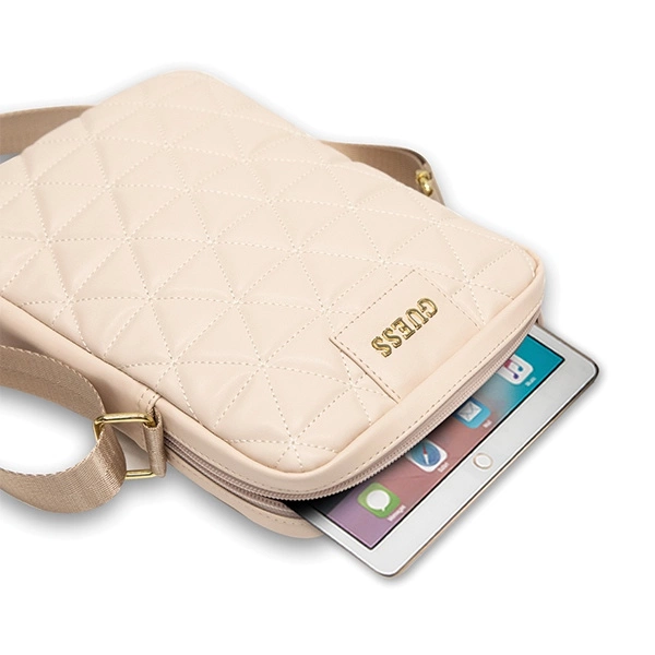 Guess Bag GUTB10QLPK 10" pink/pink Quilted Tablet Bageng