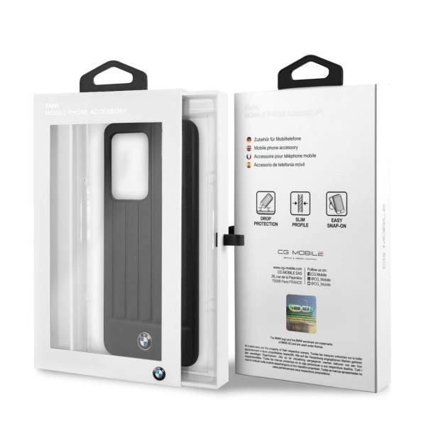 Etui hardcase BMW BMHCS69POCBK S20 Ultra G988 czarny/black Signatureeng