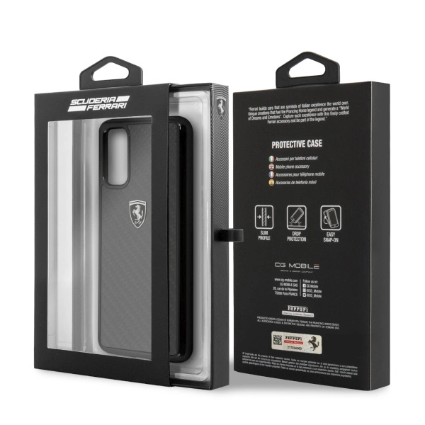 Ferrari Hardcase FEHCAHCS62BK S20 G980 black/black Carbon Heritageeng
