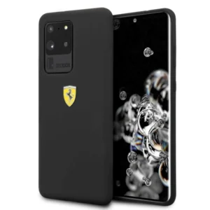 Ferrari Hardcase FESSIHCS69BK S20 Ultra G988 black/black Siliconeeng