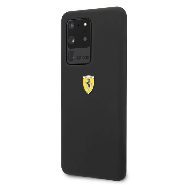 Ferrari Hardcase FESSIHCS69BK S20 Ultra G988 black/black Siliconeeng