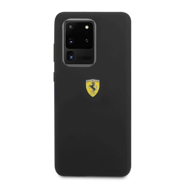 Ferrari Hardcase FESSIHCS69BK S20 Ultra G988 black/black Siliconeeng