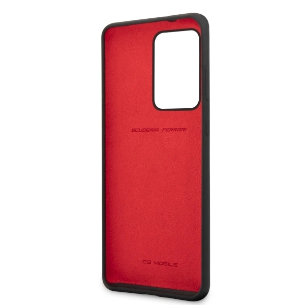 Ferrari Hardcase FESSIHCS69BK S20 Ultra G988 black/black Siliconeeng