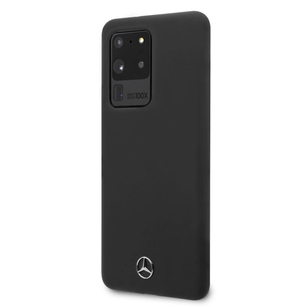 Mercedes MEHCS69SILSB S20 Ultra G988 hard case black/black Silicone Lineeng