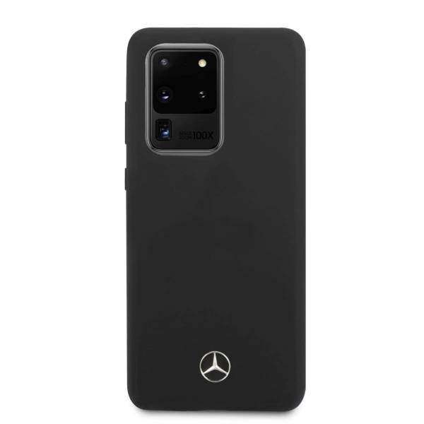 Mercedes MEHCS69SILSB S20 Ultra G988 hard case black/black Silicone Lineeng