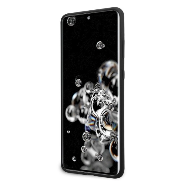 Mercedes MEHCS69SILSB S20 Ultra G988 hard case black/black Silicone Lineeng