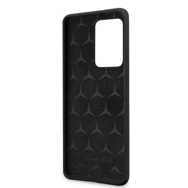 Mercedes MEHCS69SILSB S20 Ultra G988 hard case black/black Silicone Lineeng