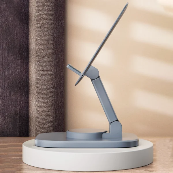 Dudao desk telescopic stand foldable stand for phone tablet gray (F5XS)eng