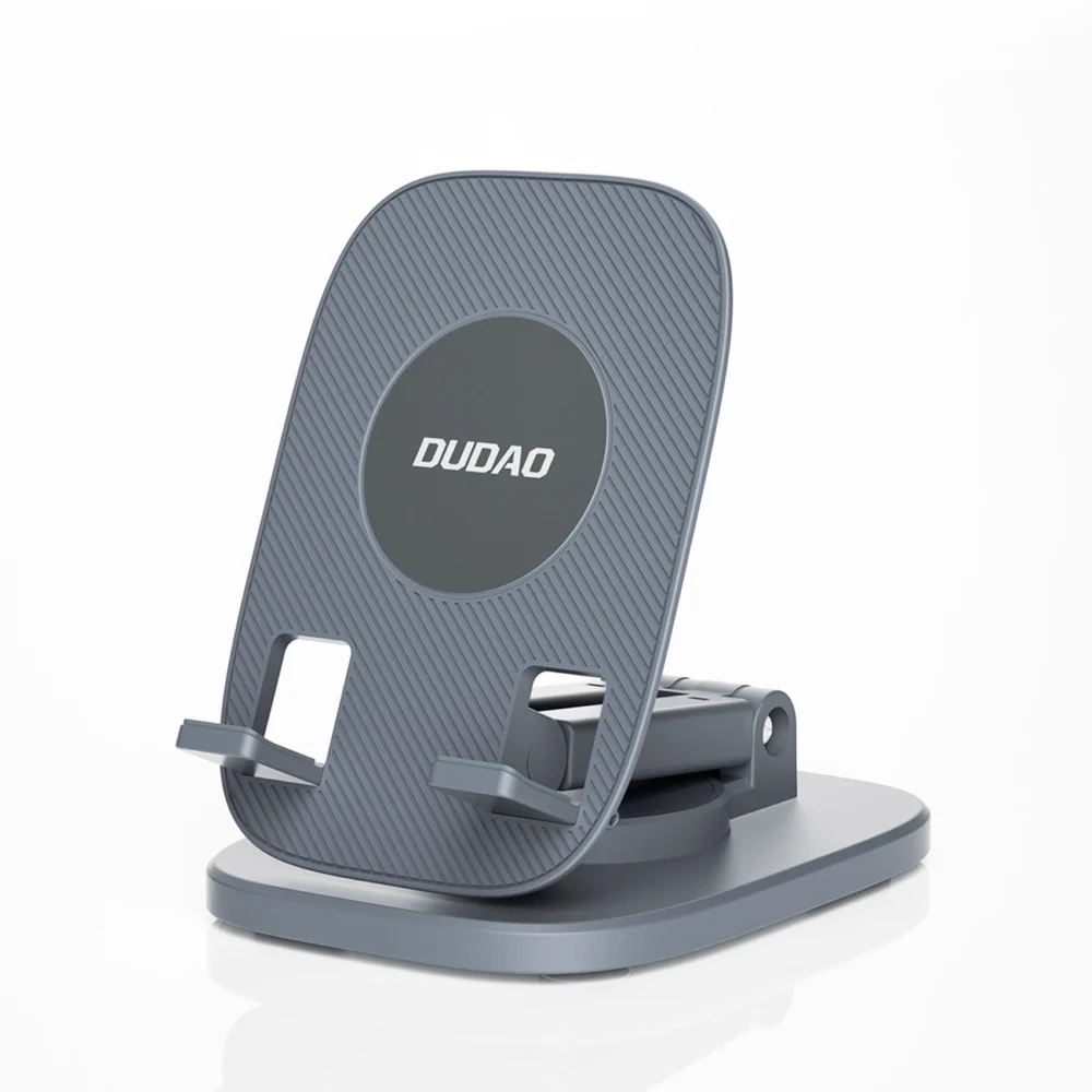 Dudao desk telescopic stand foldable stand for phone tablet gray (F5XS)eng