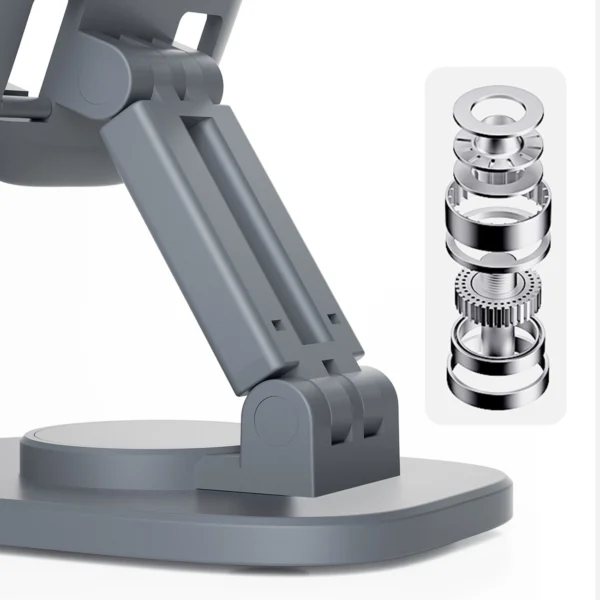 Dudao desk telescopic stand foldable stand for phone tablet gray (F5XS)eng