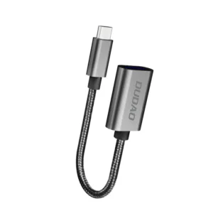 Dudao adapter cable OTG USB 2.0 to USB Type C gray (L15T)eng