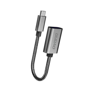 Dudao adapter adapter OTG cable from USB 2.0 to micro USB gray (L15M)eng